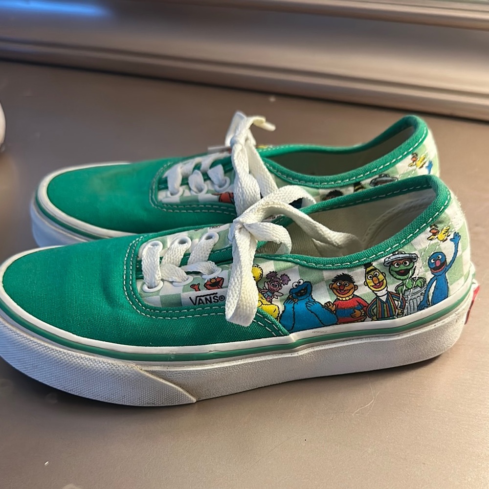 Vans Kids Green Sesame Street Sneakers